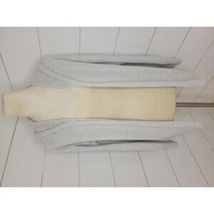 Gap small grey hooded midi cardigan sweater